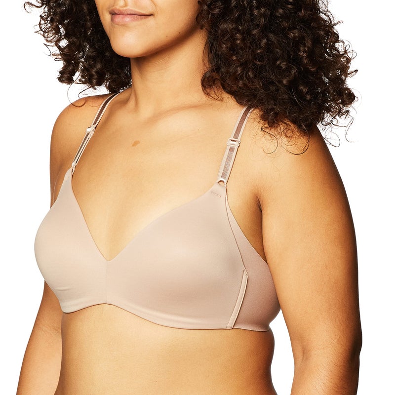 Warner's womens No Side Effects Wire-free Contour Bra,Toasted Almonthsnd Beige,38D - Image 1